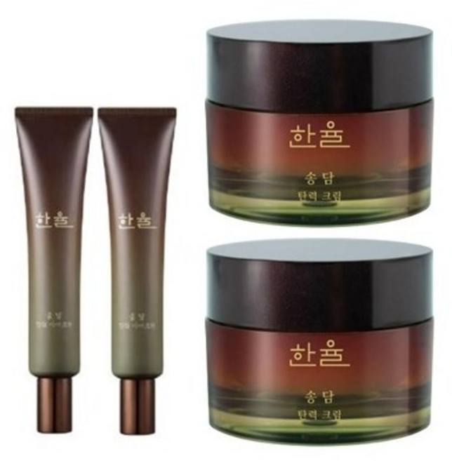 한율 송담 세트 탄력 크림 50ml 1개+ 송담 탄력 아이크림 25ml 1개, 2세트