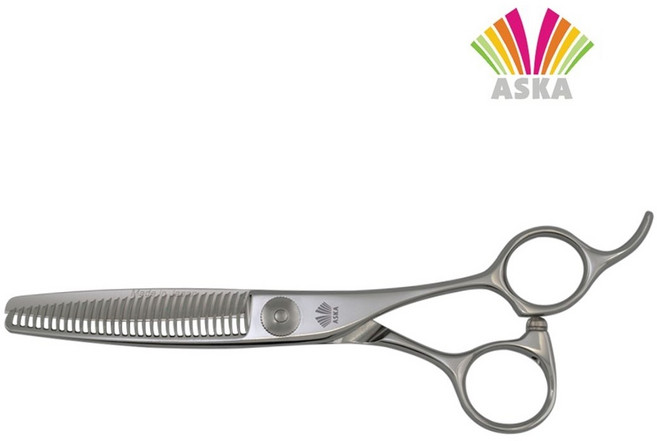 아스카 가위 COK 301 틴닝 미용가위 숱가위 전문가용, 1개
