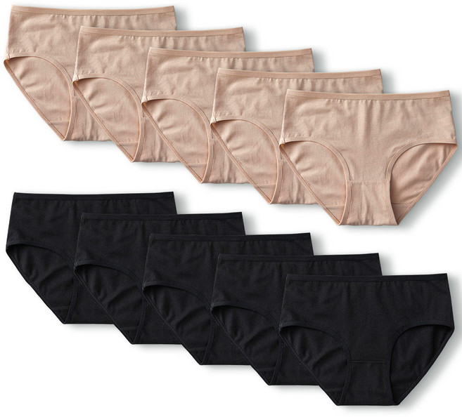 예스플러스_여성 톤다운 정품 면 팬티 10P /빅사이즈 추가