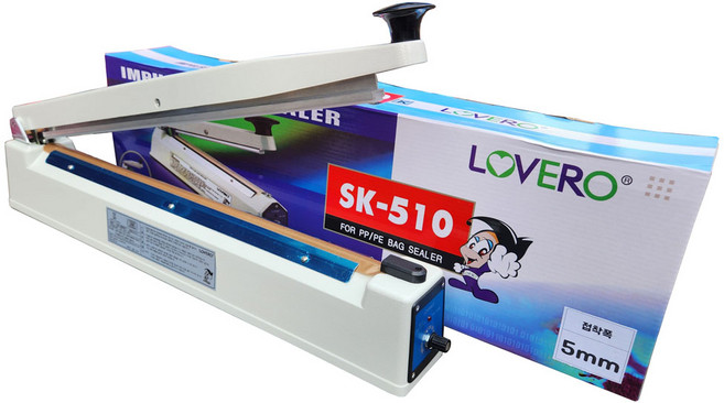 비닐접착기 러브러 손접착기 SK-210 SK-310 SK-410 SK-510 2mm 5mm 접착, 길이 510mm 접착폭 5mm SK-510K, 1개, 투명