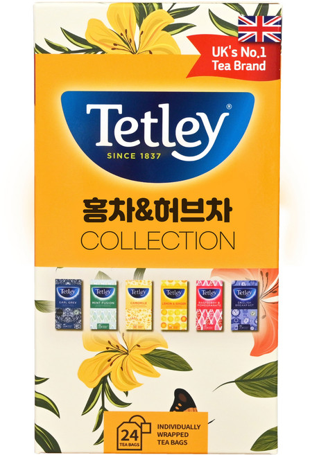 테틀리 티 컬렉션 24티백, 티 6종, 1개