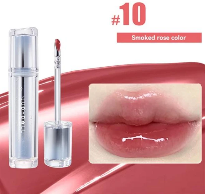 립글로스 Judydoll 스 다리미 미러 샤인 워터 립 글레이즈 논스틱 컵 로션 립스틱 메이크업 틴트, 4) 10, 1개 - 쿠팡