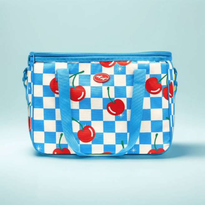 위글위글 보온보냉가방 투웨이 체리 보냉백 보온가방 L 사이즈, 1개, 혼합색상