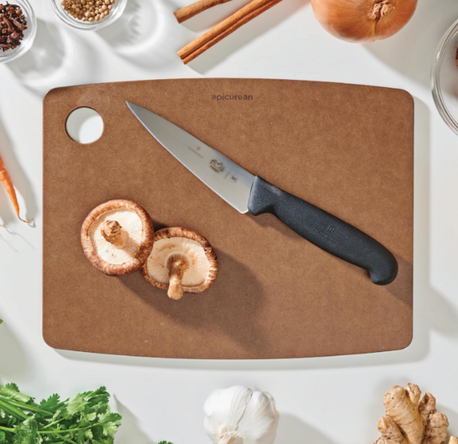 에피큐리언 도마 키친시리즈 중 사이즈 29.2cm X 22.9cm 넛메그 슬레이트, 1개