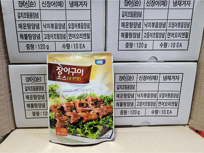 푸른식품 장어구이 소스 순한맛, 120g, 40개