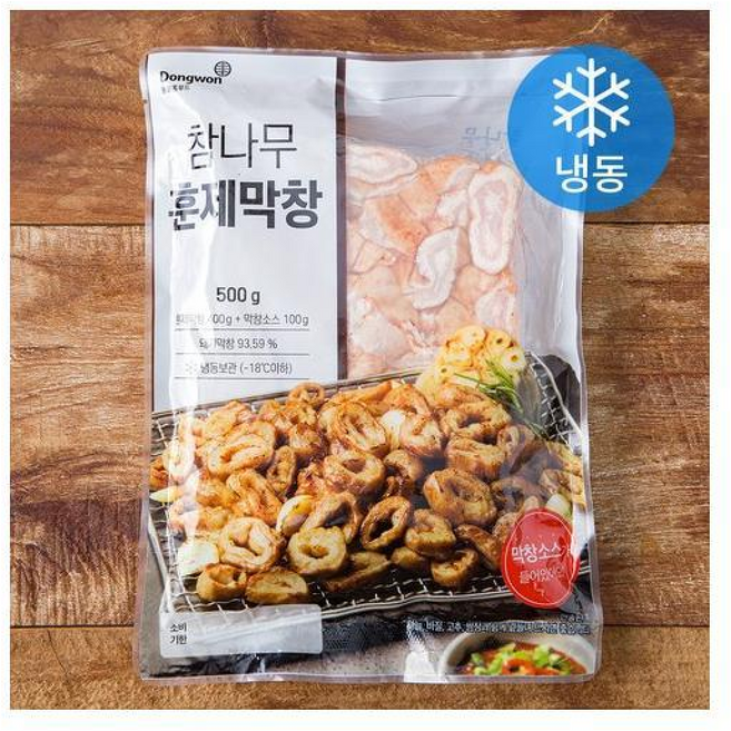 이플원 참나무 훈제막창 + 소스 (냉동), 1세트, 400g