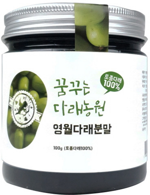 강원 영월 토종 다래 분말 가루 건강 100g, 1개