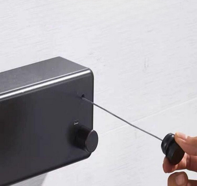 빨래줄 와이어 베란다 원룸 호텔 빨래 건조대 실내 자취필수템 심플화이트 단일 로프 4.2m, 럭셔리골드 단일 로프 4.2m