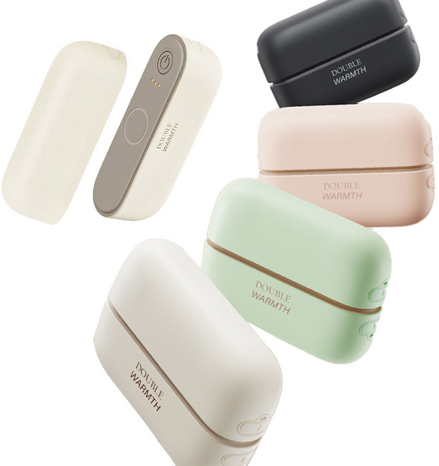 DOUBLE WARMTH 磁吸暖手寶 雙面恆溫 3檔調溫 Type-C充電