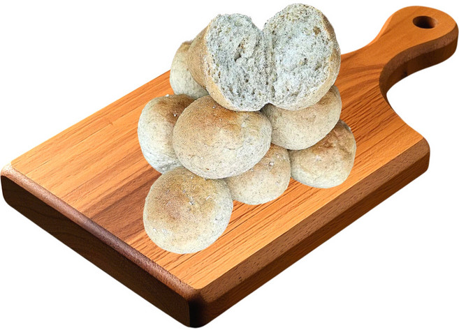 통밀정원 새싹 발아 통밀빵 모닝빵 400g 국산 통밀 100% 무설탕 소화가 잘되는빵 식사대용 건강한 먹거리 무방부제 무유화제 무팽창제, 10개, 40g