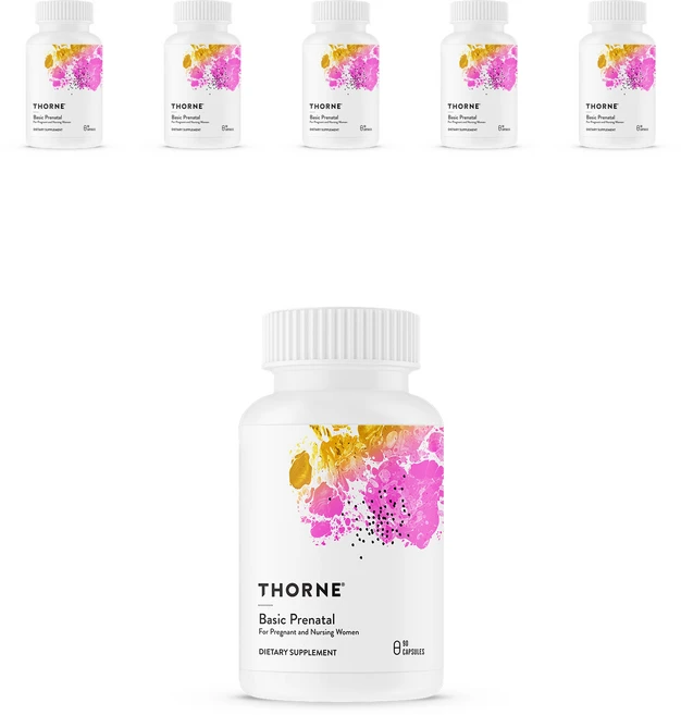 쏜리서치 베이직 프레나탈 포 프레그넌트 앤 락테이팅 우먼 캡슐, 90정, 6개 - 쿠팡