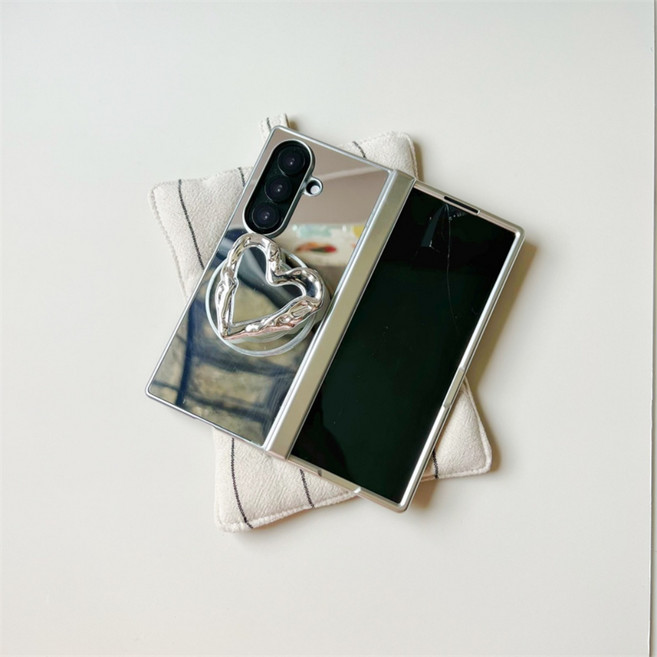 맥세이프케이스 힌지보호 미러 풀커버 액정 카드 그레이 갤럭시Z 폴드7