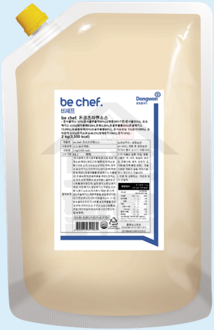 (냉장) 동원 비셰프 돈코츠 라멘소스 2kg be chef 돈코츠라면 소스 육수 일식재료, 1개