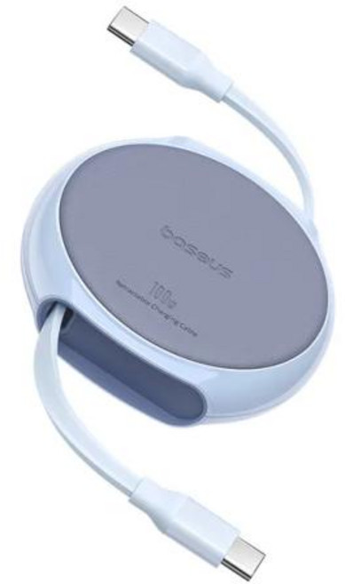 베이스어스 Baseus USB C 타입 케이블 PD 100W 고속 충전 날짜 노트북, 1개, 없음, 3) 하늘색 - 1m