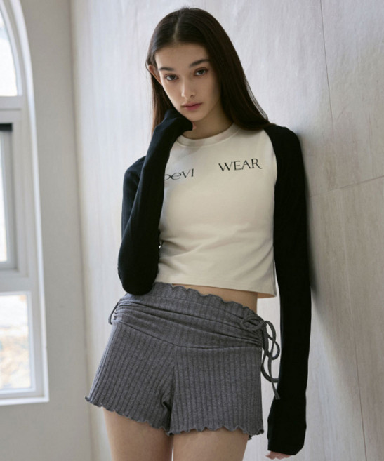 DEVIWEAR 데비웨어 여성 요가복 DEVI-T0064-블랙 필라테스 유닛 슬릿 볼레로 740860