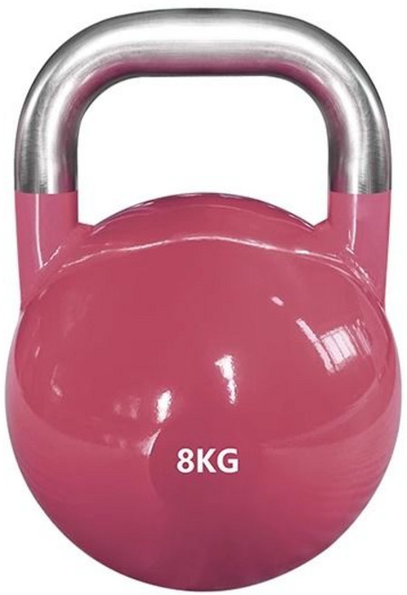 올림픽 극 역도 바벨 플레이트 스트레이트 로드 곡선 바 상업용 체육관 전문 장비 캡틴 아메리카 PU 고무 커버, 8kg 핑크, 1개