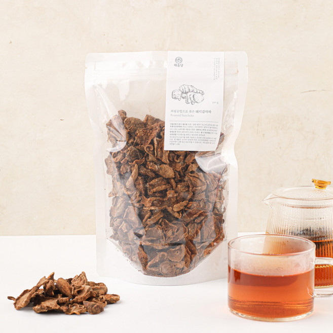 IOO% 국산 돼지감자 해솔당 저온압착 볶은 돼지감자차, 1개, 1개입, 300g