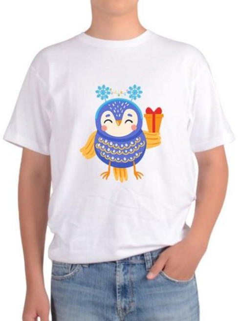 반팔티 그림선택 추장부엉이 산타부엉이 해피부엉이