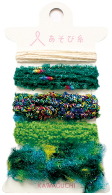 미니 손뜨개 DIY 키트 직조기 니팅머신 태교 취미 뜨개질 베틀 공예, 손뜨개 실(그린), 1개