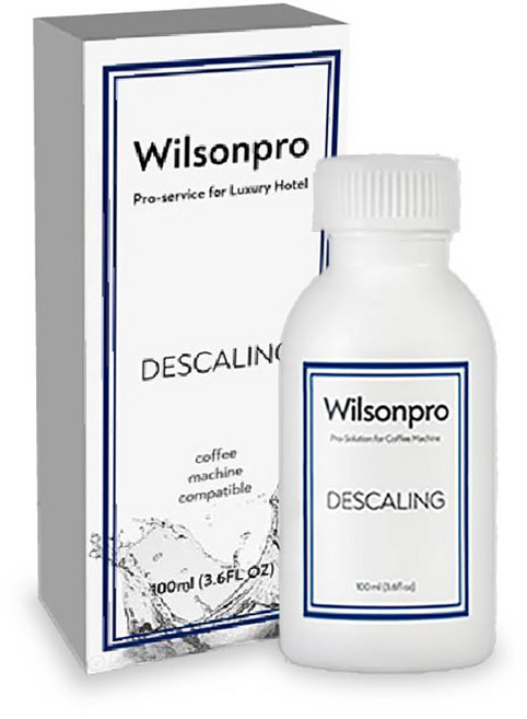 Wilsonpro 膠囊咖啡機清洗劑 清潔膠囊+除垢液雙效組 Nespresso適用, 1個
