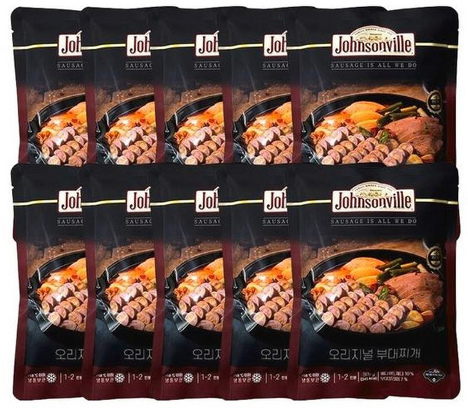 쟌슨빌 오리지널 부대찌개 500g 10개