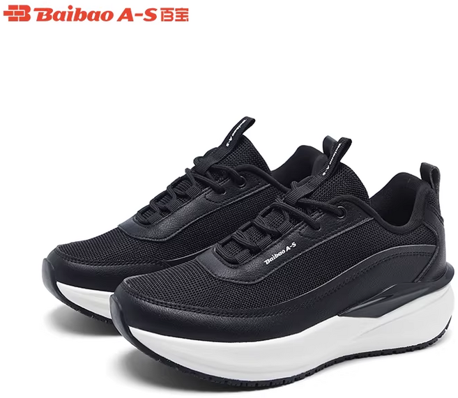 Baibao A-S 百寶 運動鞋 網布拼接設計