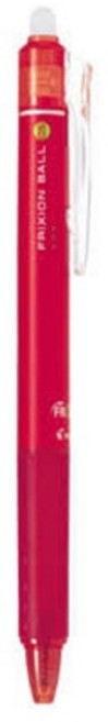 파이롯트 프릭션 지워지는 볼펜 0.5mm, 레드, 1개