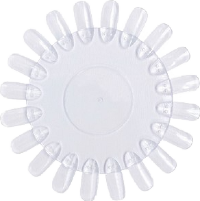 Ching co 青可 可拆式圓盤色卡 一組20片 一包五組 共100片 美甲色卡, 1個, 透明