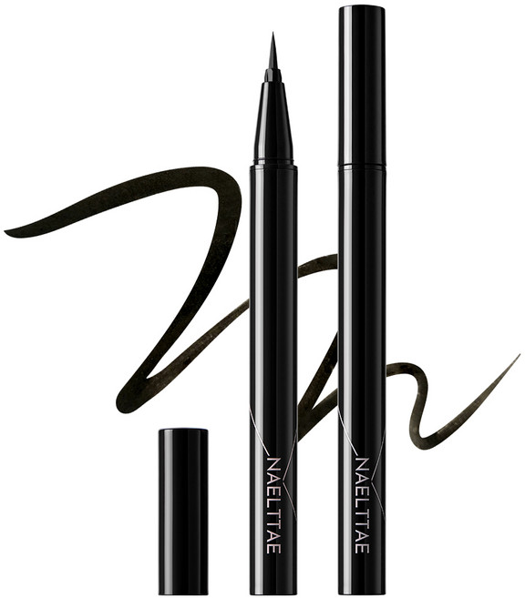 나어릴때 엣지홀릭 브러쉬 아이라이너-매혹적인4색, 01 블랙, 1개