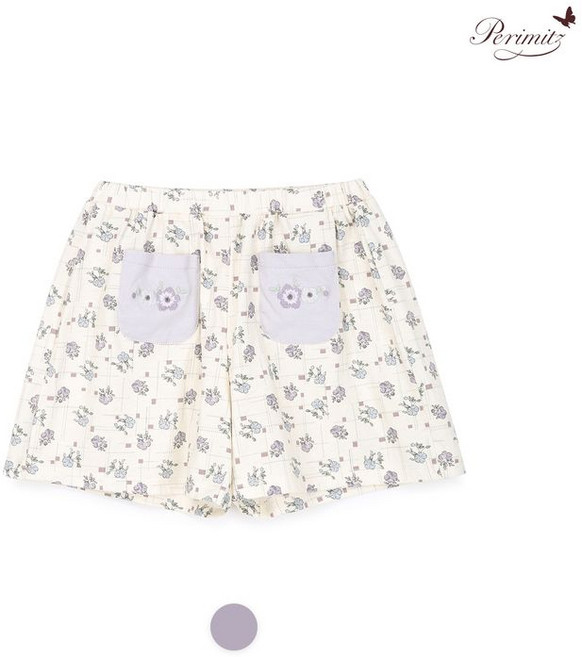 페리미츠 여아 플라워 프린트 셋업 바지(P2625P270)