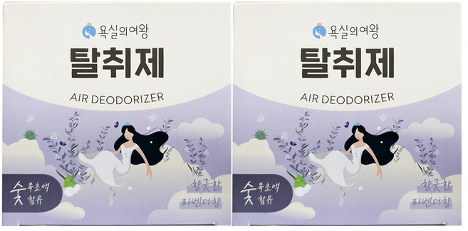 욕실의여왕 생활 탈취제 / 라벤더 / 2개 / DY, 230g