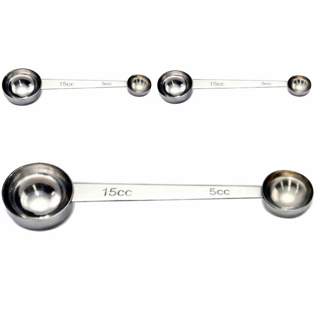 이홈베이킹 스텐 양면 계량스푼, 6개