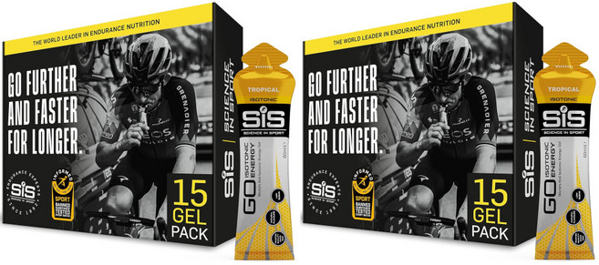 SIS GO 아이소토닉 에너지젤 토로피컬맛 60ml x 15개 2set