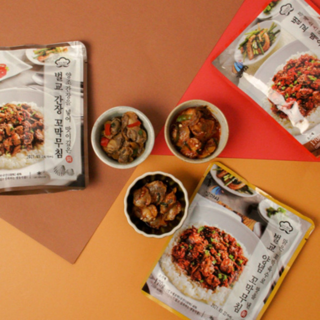 엘에스푸드 국내산 벌교 새꼬막살 양념 매운 간장 꼬막무침 꼬막반찬 밑반찬 3종 170g, 매운 꼬막무침 1개, 1개