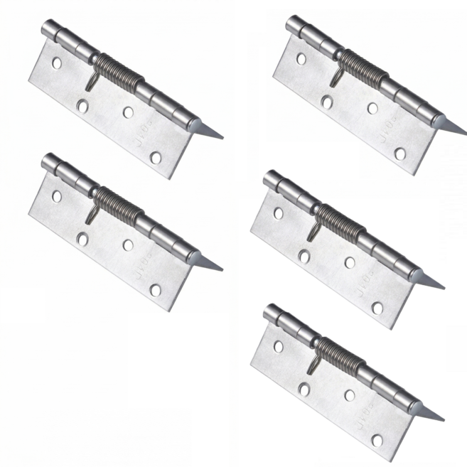 스프링 경첩 5P 세트 자동문 도어 클로징 힌지 스테인리스 방문 경첩, 5개