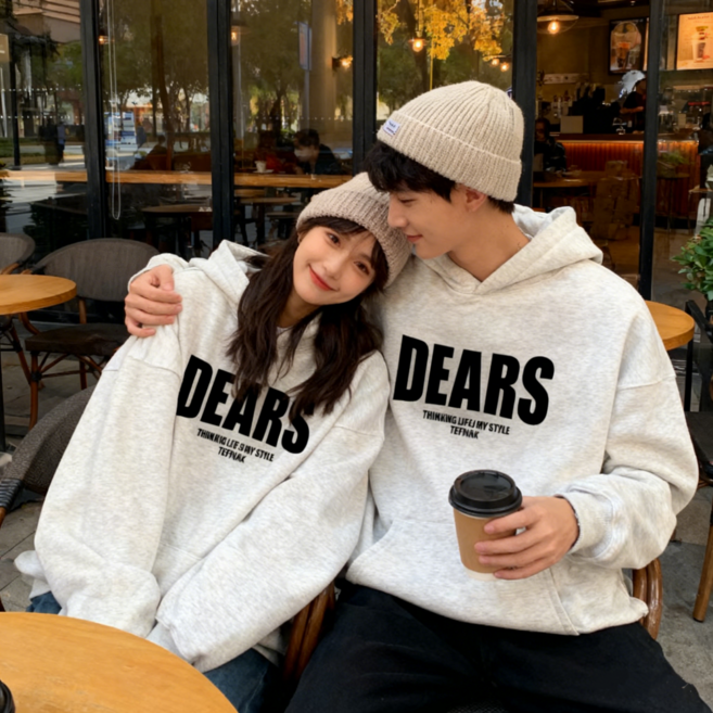 남녀공용 세미 오버핏 후드티 빅사이즈 루즈핏 맨투맨 긴팔티셔츠 후드티