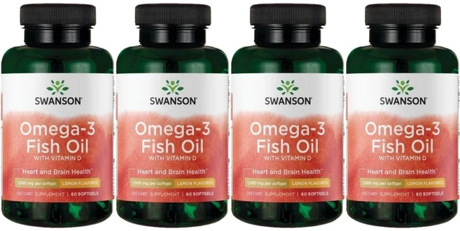 스완슨 오메가3 피쉬오일 1000mg, 1개, 60정 - 쿠팡
