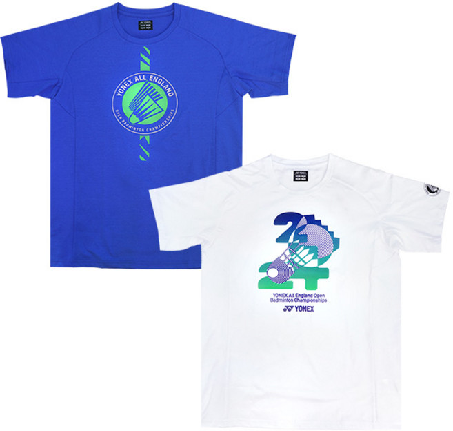 요넥스 YOB24001EX 화이트 YOB24003 블루 반팔 티셔츠 2024 전영오픈