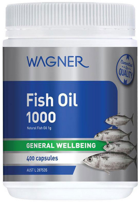 Wagner Fish Oil 1000 400 Capsules, 기본, 1개, 400정