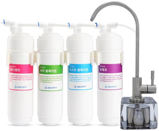 아쿠아ud 무타공 언더싱크 정수기 DIY 싱크대 조리수, 1개, 2.무타공 언더싱크정수기DIY