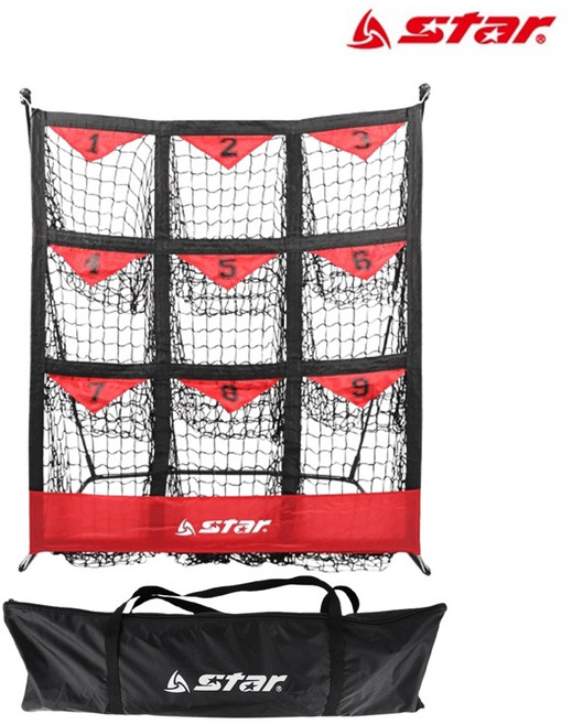 스타스포츠 야구 티볼 축구 멀티 슛팅 타겟 네트 NXR500, 1개