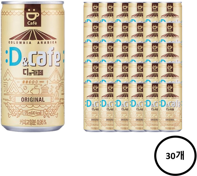 디앤카페 175ml 30캔, 30개