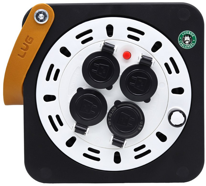 러그박스 3구 2구 USB 캡형 20M BW 1.0SQ, 1개