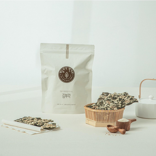 며늘아기먹거리 수제 찹쌀 김부각 85g, 3개