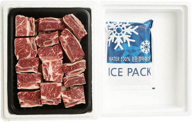 푸주 갈비찜 갈비탕 미국산 고급육 소찜갈비, 1개, 2kg 선물세트