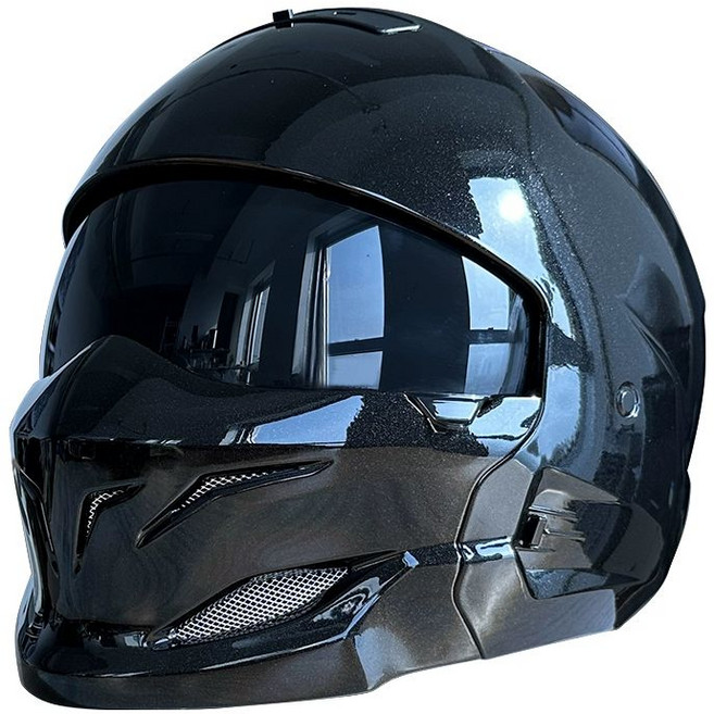 풀페이스 오토바이 바이크 헬멧 소두핏 라이딩 아라이 오프로드 배달, M, 유광 블랙
