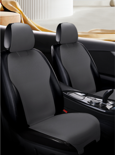 진루이 차량용 통풍 시트 사계절 방석 여름 시원한 자동차 시트커버, 1개, 그레이