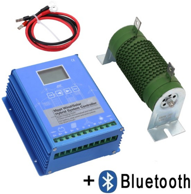 5KW 12V 하이브리드 풍력 태양 광 충전 컨트롤러 터빈 PV 배터리 용 MPPT 레귤레이터, 02 48V, 01 With Bluetooth, 06 Wind 5KW Solar 3KW