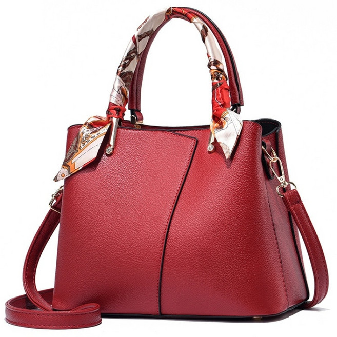 여성 숄더백 토트백 가죽 심플 패션 크로스백 Women's handbag