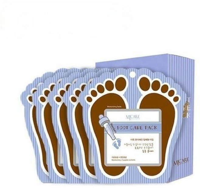 엠제이케어 프리미엄 풋케어 팩(일체형) 5팩 1팩2시트, 5개